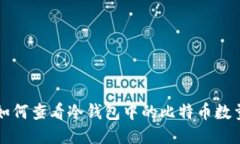 如何查看冷钱包中的比特